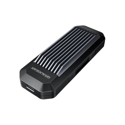 GRAUGEAR G-M202-AC-10G Hard Drive Enclosure SSD Case Black M.2