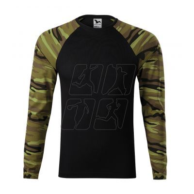 3. Malfini Camouflage LS M T-shirt MLI-16634 camouflage green