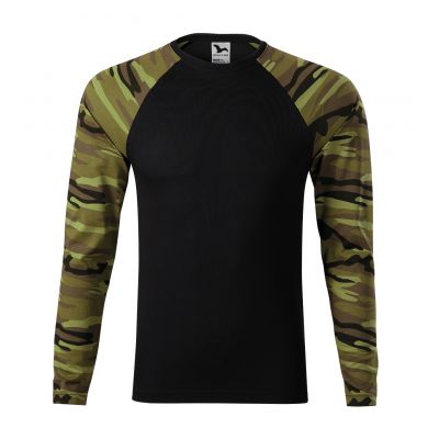 3. Malfini Camouflage LS M T-shirt MLI-16634 camouflage green