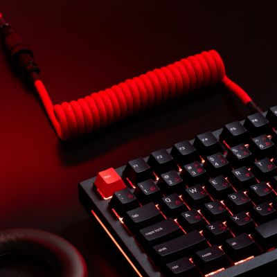6. Glorious Gaming GLO-KB-ACC-CBL-COIL-CRED Keyboard/Mouse Cable Red 1.4m