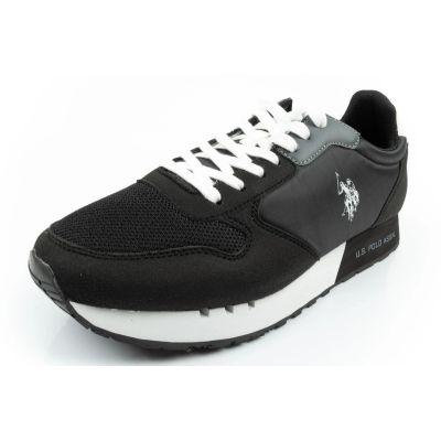 3. US Polo Assn sports shoes sneakers men's fashionable comfortable black