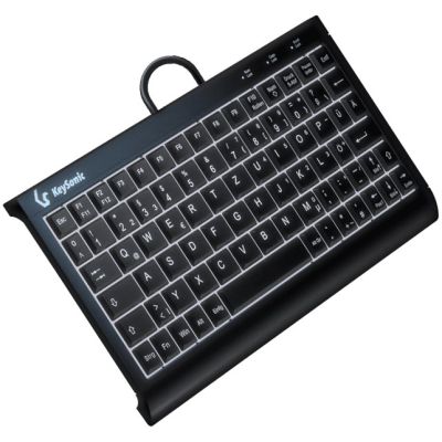 KeySonic KSK-3011ELC (DE) Keyboard Home USB QWERTZ German Black