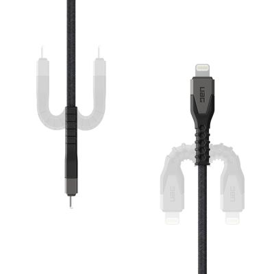 8. Urban Armor Gear Kevlar Cable - 1.5m - Lightning - USB C - Male - Men's - Gray