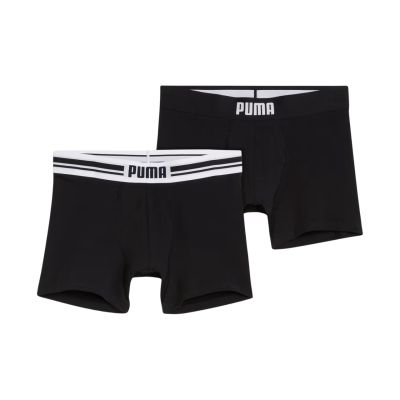Puma Everyday Placed Logo Men's Boxer Shorts 2 Pack Black 938476 01