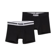 Puma Everyday Placed Logo Men's Boxer Shorts 2 Pack Black 938476 01