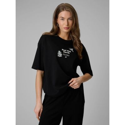 Women's regular printed T-shirt 4F 4FRSS26TTSHF3704-20S