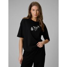 Women's regular printed T-shirt 4F 4FRSS26TTSHF3704-20S