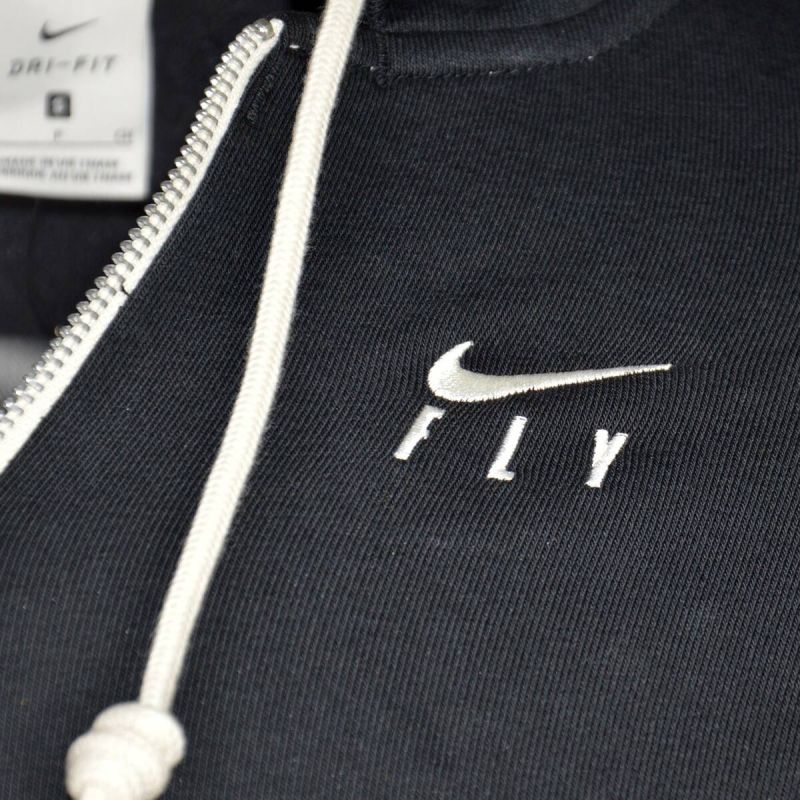 3. Nike Standard Issue Full-Zip Hoodie Wmns Black/Pale Ivory - CU3793-010