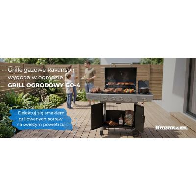 22. Ravanson GO-4 13.3 kW gas grill