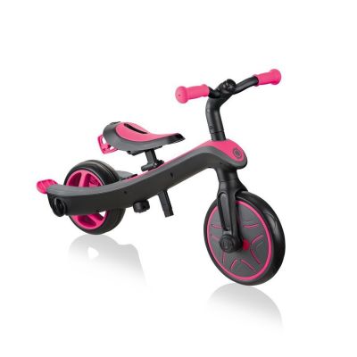 17. 4-in-1 bike Globber Explorer Trike Fuchsia 632-110-2 HS-TNK-000013809