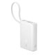 Baseus PicoGo 10000mAh 45W Powerbank with Built-in Cable and Display - White