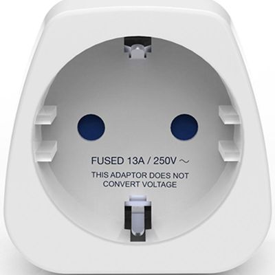 3. TRAVEL BLUE SCHUKO -> INDIA Travel Adapter