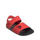 2. Adidas Adilette children's sandals red and black IH3633