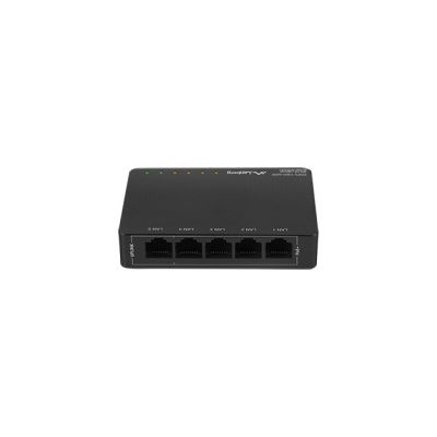 5. LANBERG SWITCH POE DSP3-1005-60W (5-PORT, 1GB/S, 30W/PORT))