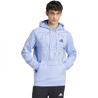 2. adidas Essentials Fleece Hoodie M IZ4761