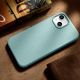 16. iCarer Litchi Premium Leather Case iPhone 14 Plus Magnetic Leather Case with MagSafe Green (WMI14220711-GN)
