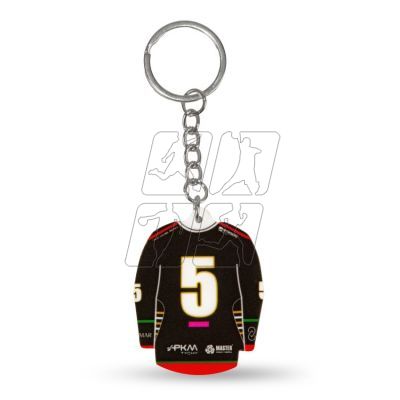 2. GKS Tychy (Away) SREBBREKH-GKS hockey jersey keychain