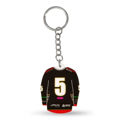 2. GKS Tychy (Away) SREBBREKH-GKS hockey jersey keychain