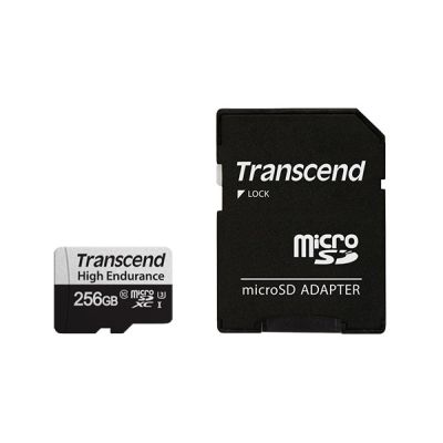 3. SD microSD Card 256GB Transcend SDXC USD350V w/adapter