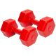 EB FIT composite dumbbell set 2x3kg red 1027036