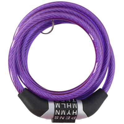 4. Dunlop spiral bicycle lock, code 0.6x120 cm 1042688