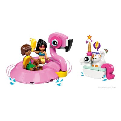 6. LEGO Friends 42658 Unicorn and Flamingo Pool Party