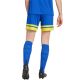 3. adidas Squadra 25 women's shorts blue and yellow JN5408