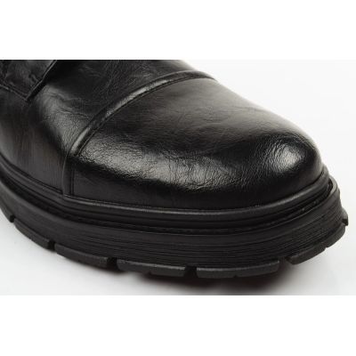 7. Wrangler men's shoes Gillen Fur ankle boots black insulated fashionable ankle boots