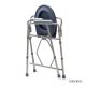 2. Folding toilet chair with adjustable height