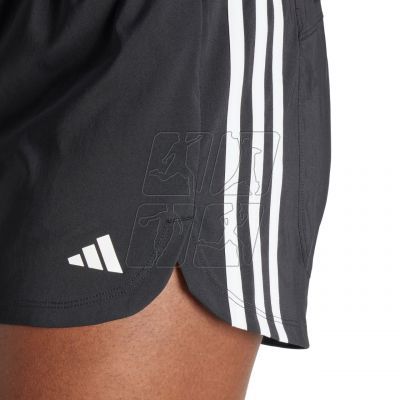 5. adidas Pacer Training 3-Stripes Woven High-Rise W IT7760 shorts