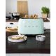 21. SMEG TSF01PGEU toaster pastel green
