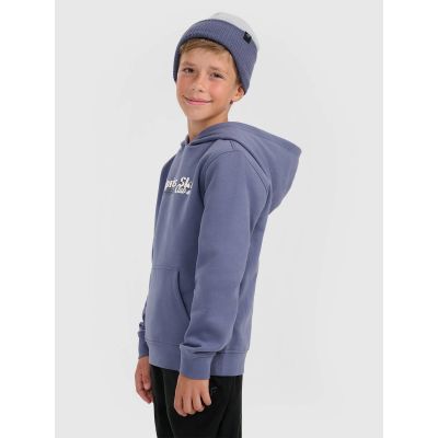 6. Boy's sweatshirt with hood, open, 4F 4FJRAW25TSWSM2416-32S