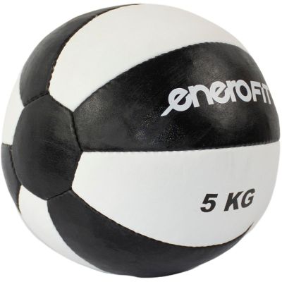 2. ENERO FIT 5KG SYNTHETIC LEATHER MEDICINE BALL