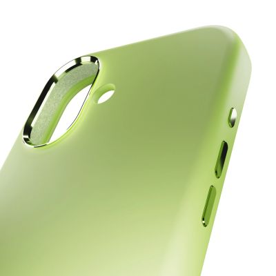 8. Puro Icon Mag Pro Liquid Silicone Case for iPhone 17, MagSafe Compatible, with Camera Protection and Aluminum Buttons - Green
