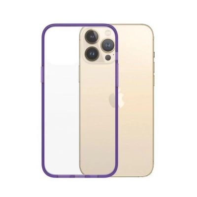 2. PanzerGlass ClearCase antibacterial Military Grade certified case for iPhone 13 Pro Max - transparent purple