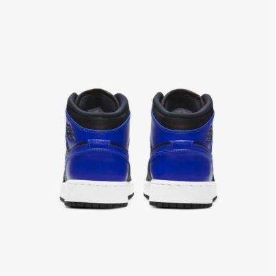 6. Air Jordan 1 Mid Hyper Royal GS Kids' Shoes - 554725-077