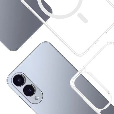 9. 3mk Armor MagCase for Samsung Galaxy S25 Edge - Transparent