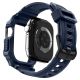 8. Spigen Rugged Armor Pro Strap for Apple Watch 42mm - Navy Blue