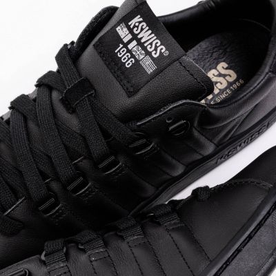 5. K-Swiss LOZAN II men's sneakers, natural leather, black (07943-904-M)