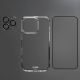 3. SBS set with D3O technology for iPhone 16 Pro Max - case + glass screen and camera protector - transparent