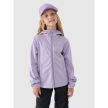 Windproof softshell jacket with neodry 5000 membrane for girls 4F Junior 4FJWAW24TSOFF261-51S