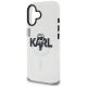 6. Karl Lagerfeld IML Karl Sketch Logo MagSafe Case for iPhone 16 - Clear