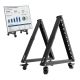 22. Maclean TV trolley/floor stand, 37-80", max. VESA 800x400, max. 75kg, mobile, wheel lock, MC-183