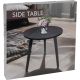 6. COFFEE TABLE 40x40x41CM BLACK WOODEN TABLETOP