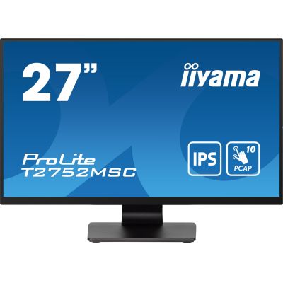 19. iiyama ProLite T2752MSC-B1 computer monitor 68.6 cm (27") 1920 x 1080 px Full HD LED Touchscreen Black