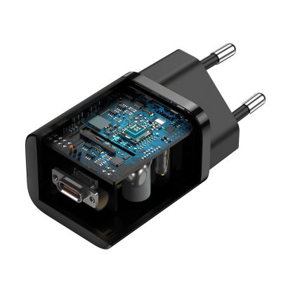 3. Baseus Super Si 1C fast charger USB Type C 25W Power Delivery Quick Charge black (CCSP020101)