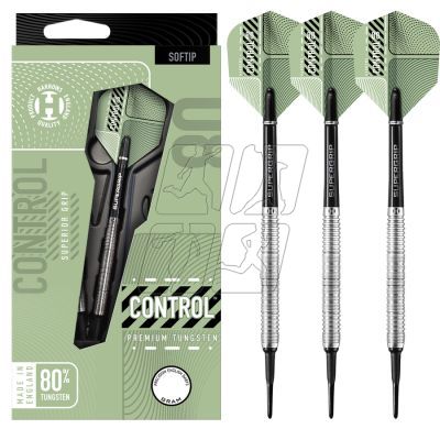 15. Harrows Control 80% Parallel steeltip darts