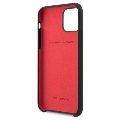 4. Ferrari Silicone Case for iPhone 11 Pro Max - Black