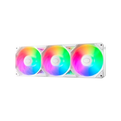 2. Cooler Master SickleFlow Edge 360 ARGB White edition Computer Case Fan 12 cm White 1 pc.