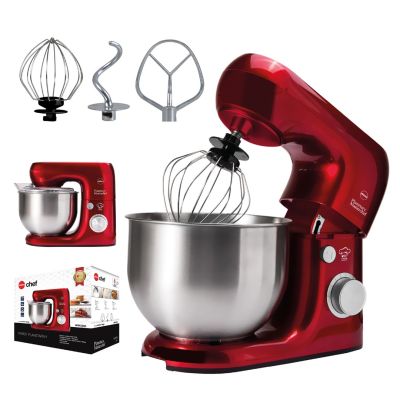 24. ELDOM WRK1250 SHEF PLANETARY ROBOT, 800W, TRY ATTACHMENTS FOR WHIPPING, MIXING, KNEADING, METAL BOWL 5 L 8 SPEEDS + PULSE